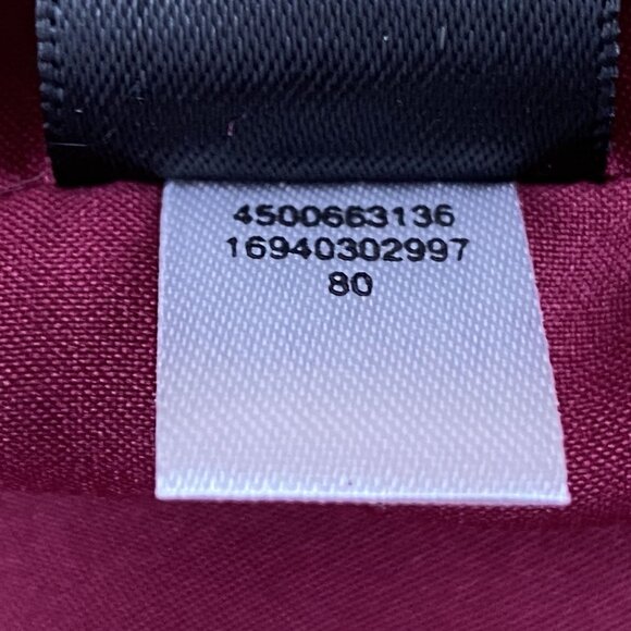 WHBM Womens Size 8 Burgundy Old Money Classic Ruched Formal Preppy Pencil Skirt - Picture 7 of 14